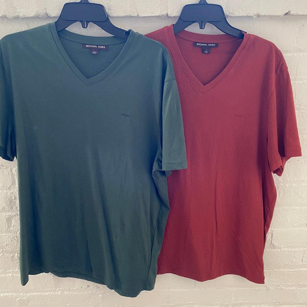 Michael Kors Men's V-Neck T-Shirts